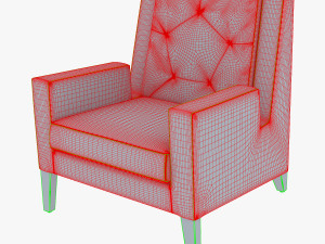 geo armchair 3D 模型