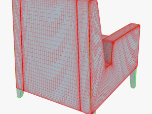 geo armchair 3D 模型