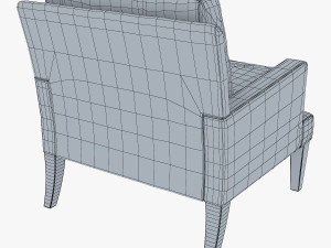 corsa armchair Modelo 3D