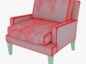 corsa armchair Modelo 3D