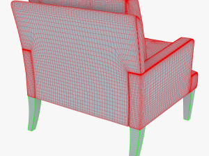 corsa armchair Modelo 3D