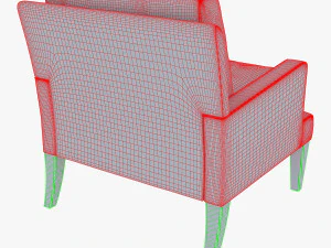 corsa armchair 3D Model