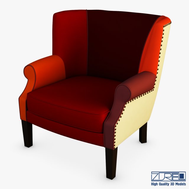 casis armchair 3D मॉडल .c4d .max .obj .3ds .fbx .stl .blend 
