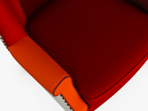 casis armchair 3D मॉडल