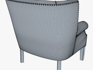 casis armchair 3D मॉडल
