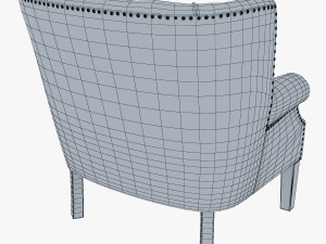 casis armchair 3D मॉडल