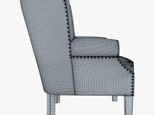 casis armchair 3D मॉडल