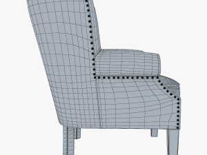 casis armchair 3D मॉडल