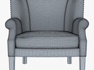 casis armchair 3D मॉडल