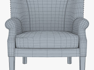 casis armchair 3D मॉडल
