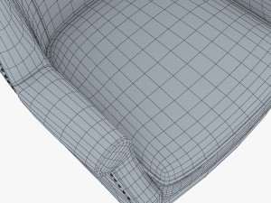 casis armchair 3D मॉडल
