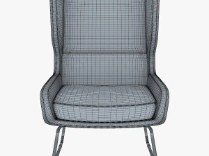 trainy armchair 3D Model