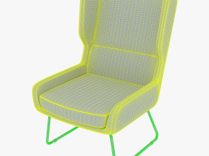 trainy armchair 3D Модель