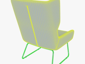 trainy armchair 3D Модель