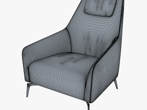 carol armchair Model 3D