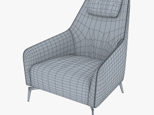 carol armchair Model 3D