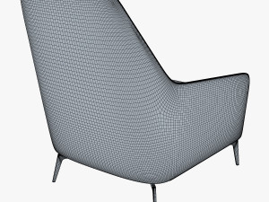 carol armchair Model 3D