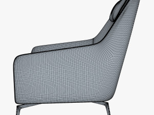 carol armchair Model 3D