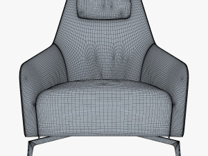 carol armchair Model 3D