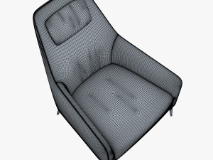 carol armchair Model 3D
