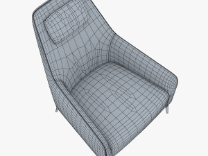 carol armchair Model 3D