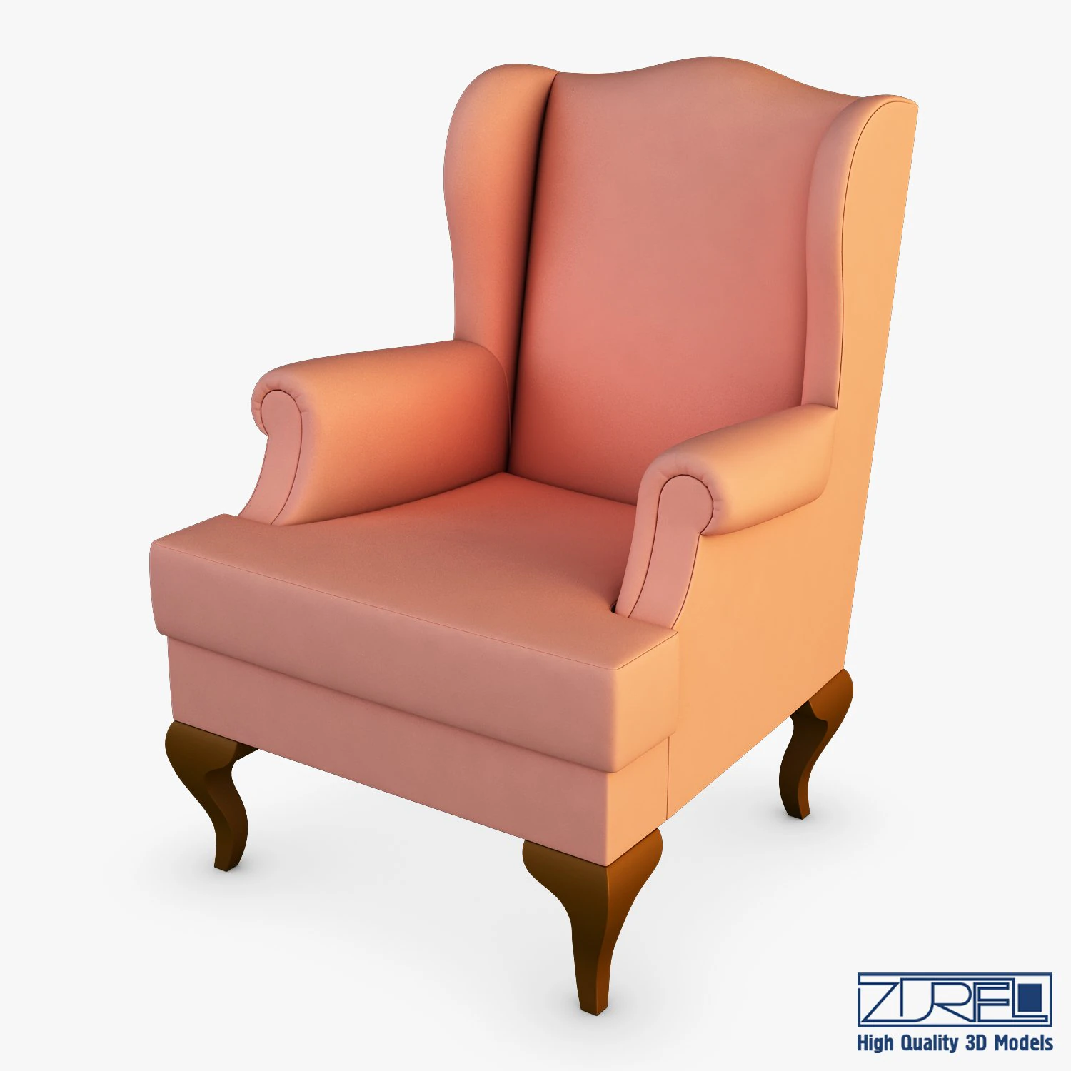rovance armchair 3D Model .c4d .max .obj .3ds .fbx .stl .blend 