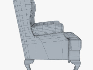 rovance armchair 3D मॉडल