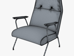 midnight ikat chair 3Dモデル