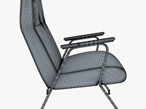 midnight ikat chair 3D Model