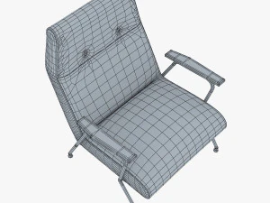 midnight ikat chair 3D Model