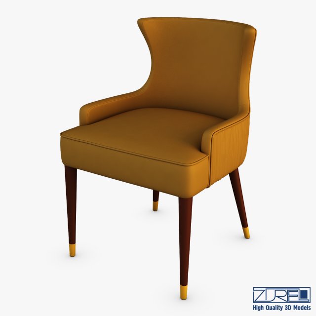 gardner dining chair 3D Model .c4d .max .obj .3ds .fbx .stl .blend 