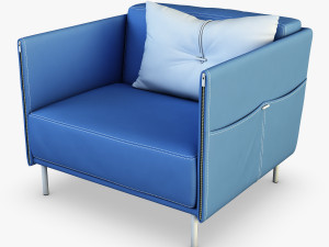 trench armchair 3Dモデル