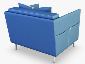 trench armchair 3D Модель