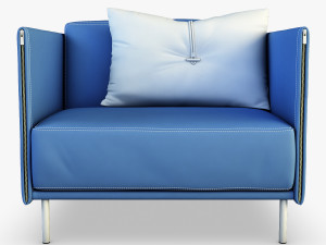 trench armchair 3D Модель