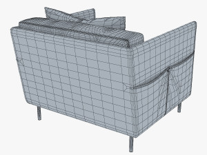 trench armchair 3D Модель