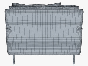 trench armchair 3D Модель