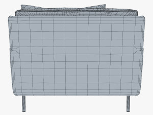 trench armchair 3D Модель