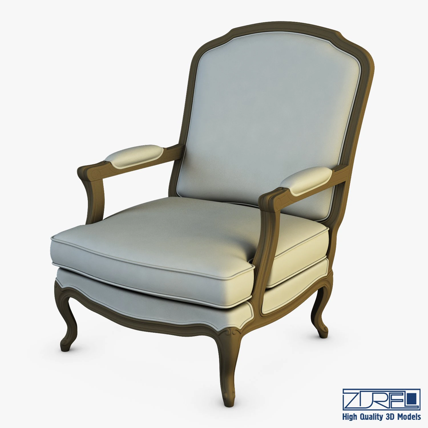 boka armchair 3D Model .c4d .max .obj .3ds .fbx .stl .blend