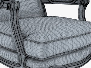 boka armchair 3D Модель