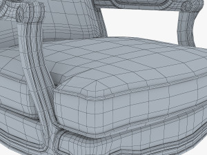 boka armchair 3D Модель