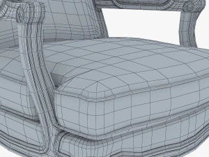 boka armchair 3D Model