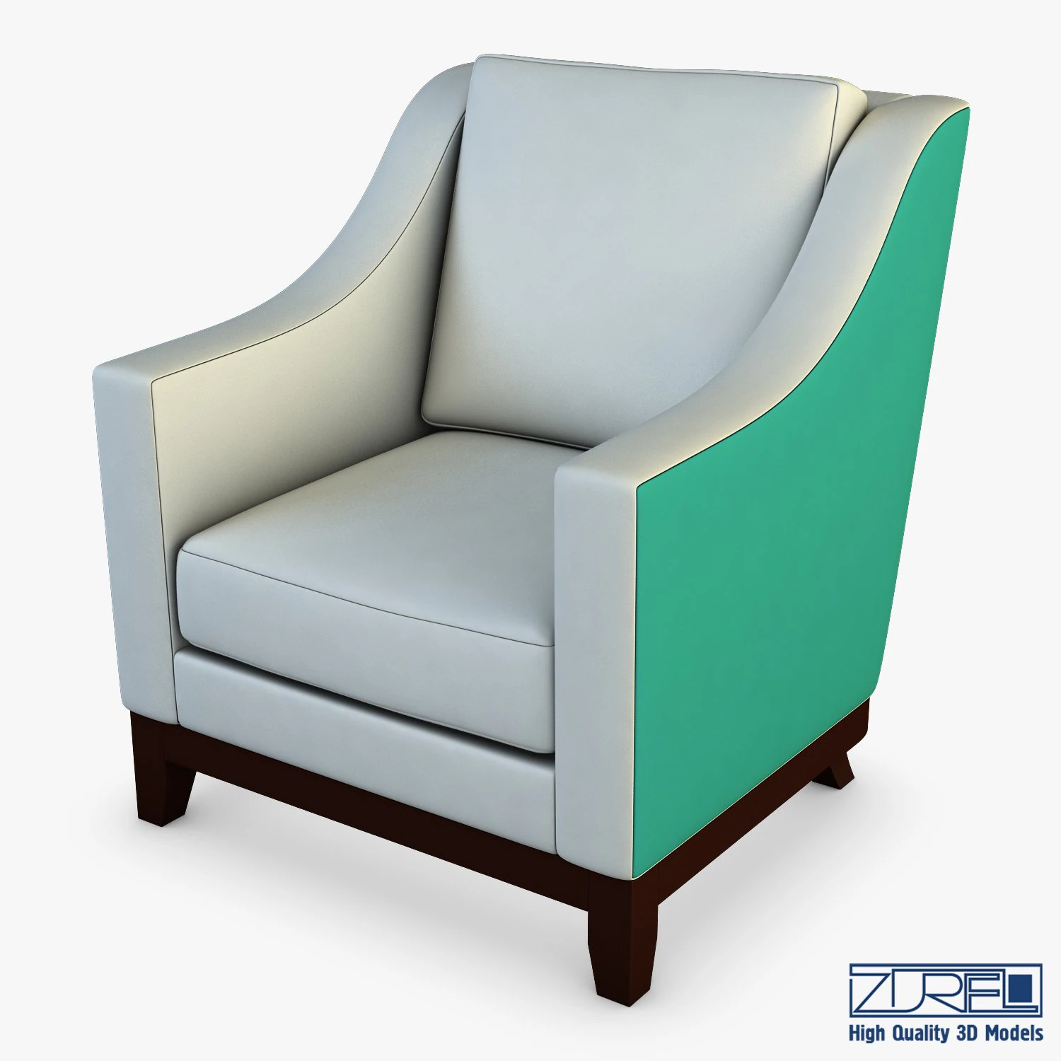 lounge chair 301 3D Model .c4d .max .obj .3ds .fbx .stl .blend 