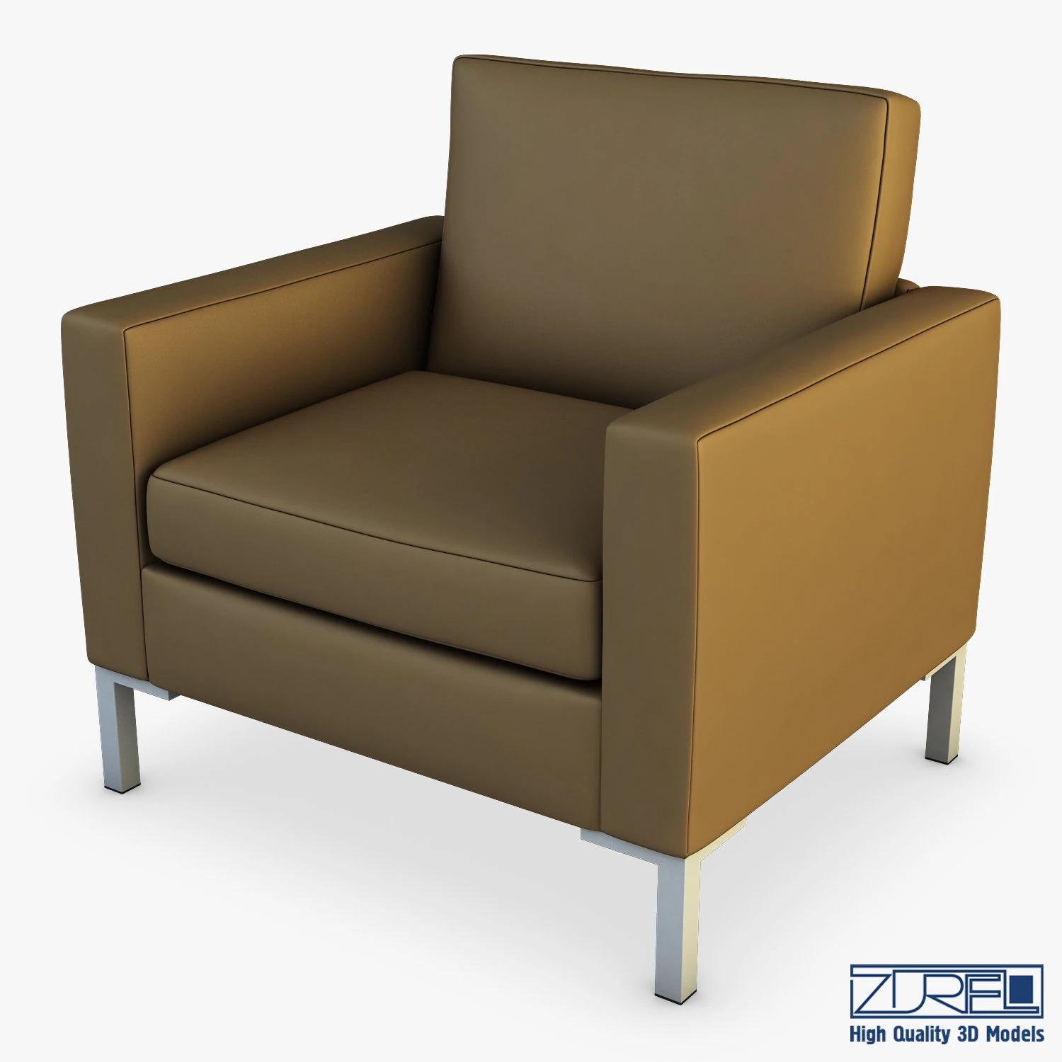 lounge chair 268 3D Model .c4d .max .obj .3ds .fbx .stl .blend