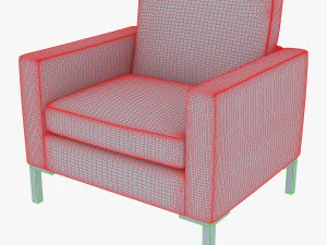 lounge chair 268 3D Model