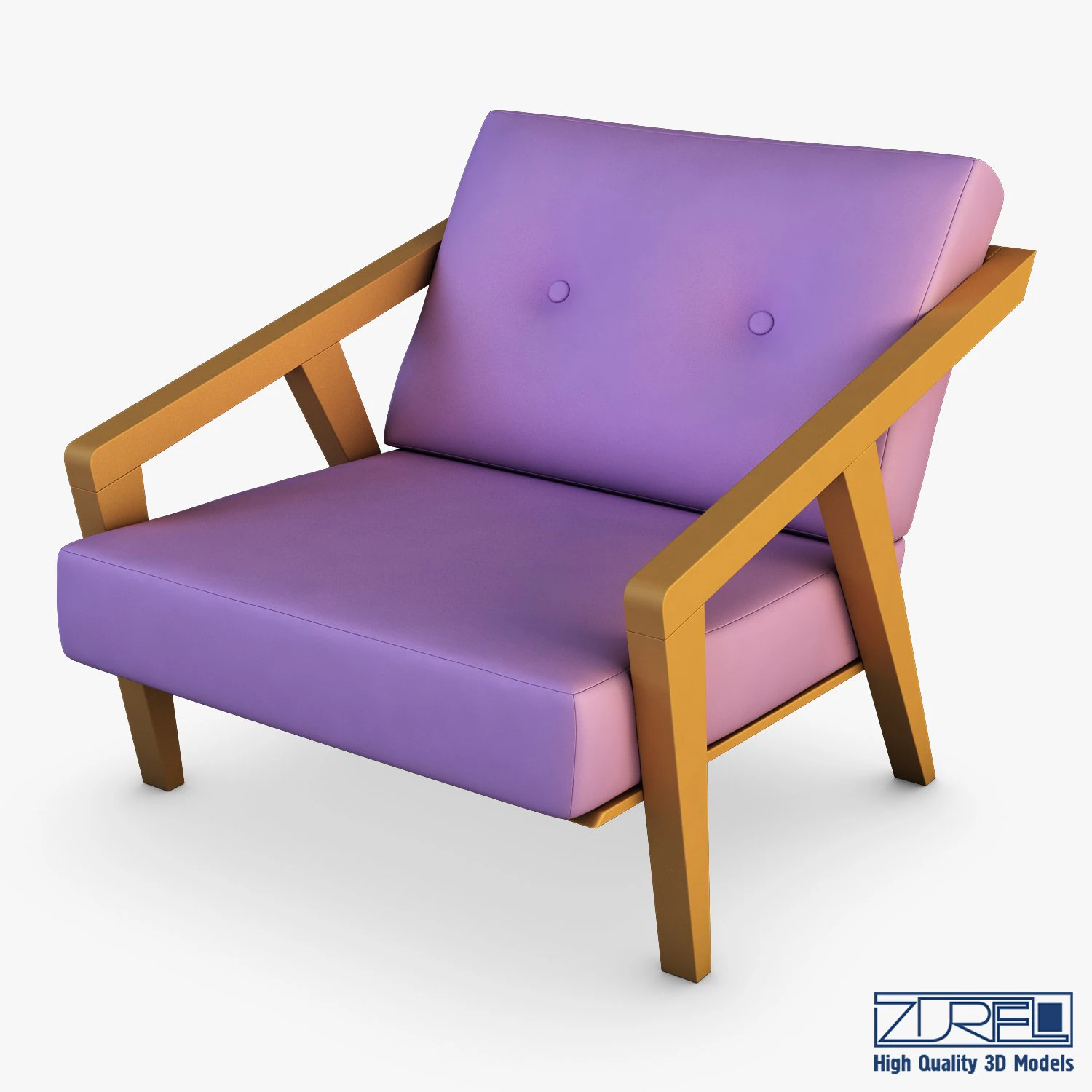 gerand chair 3D Model .c4d .max .obj .3ds .fbx .stl .blend