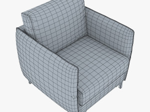 moon armchair Modelo 3D