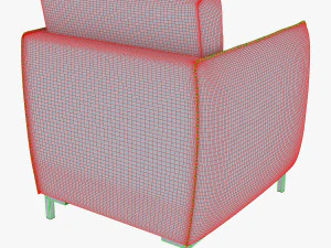 moon armchair 3D Model