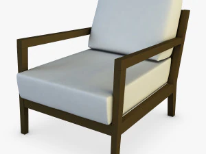 ジョプリンチェア 3Dモデル