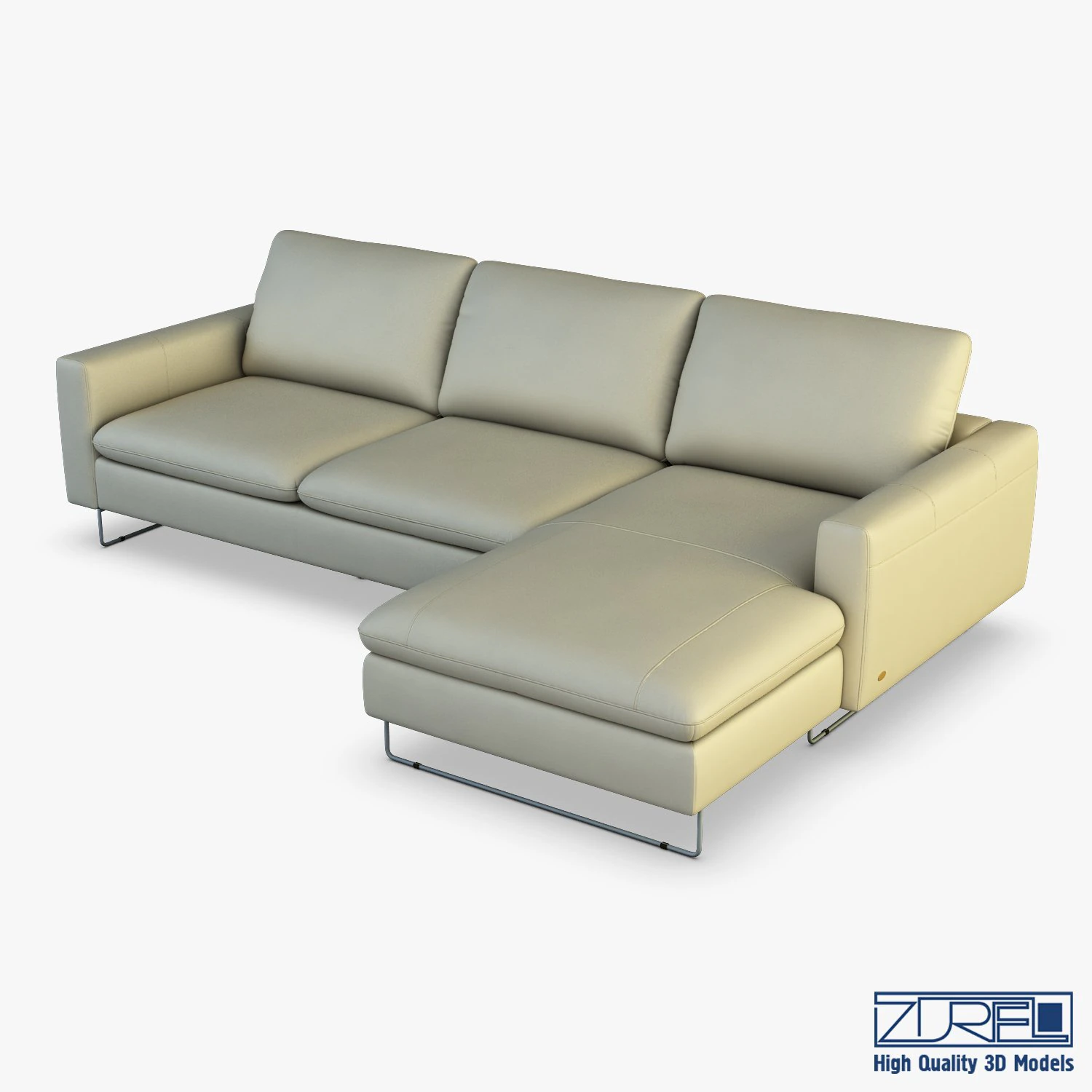 u116 sofa 3D Model .c4d .max .obj .3ds .fbx .stl .blend