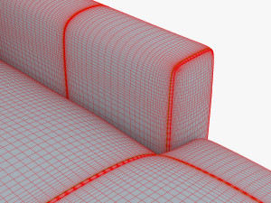 u116 sofa 3D Model